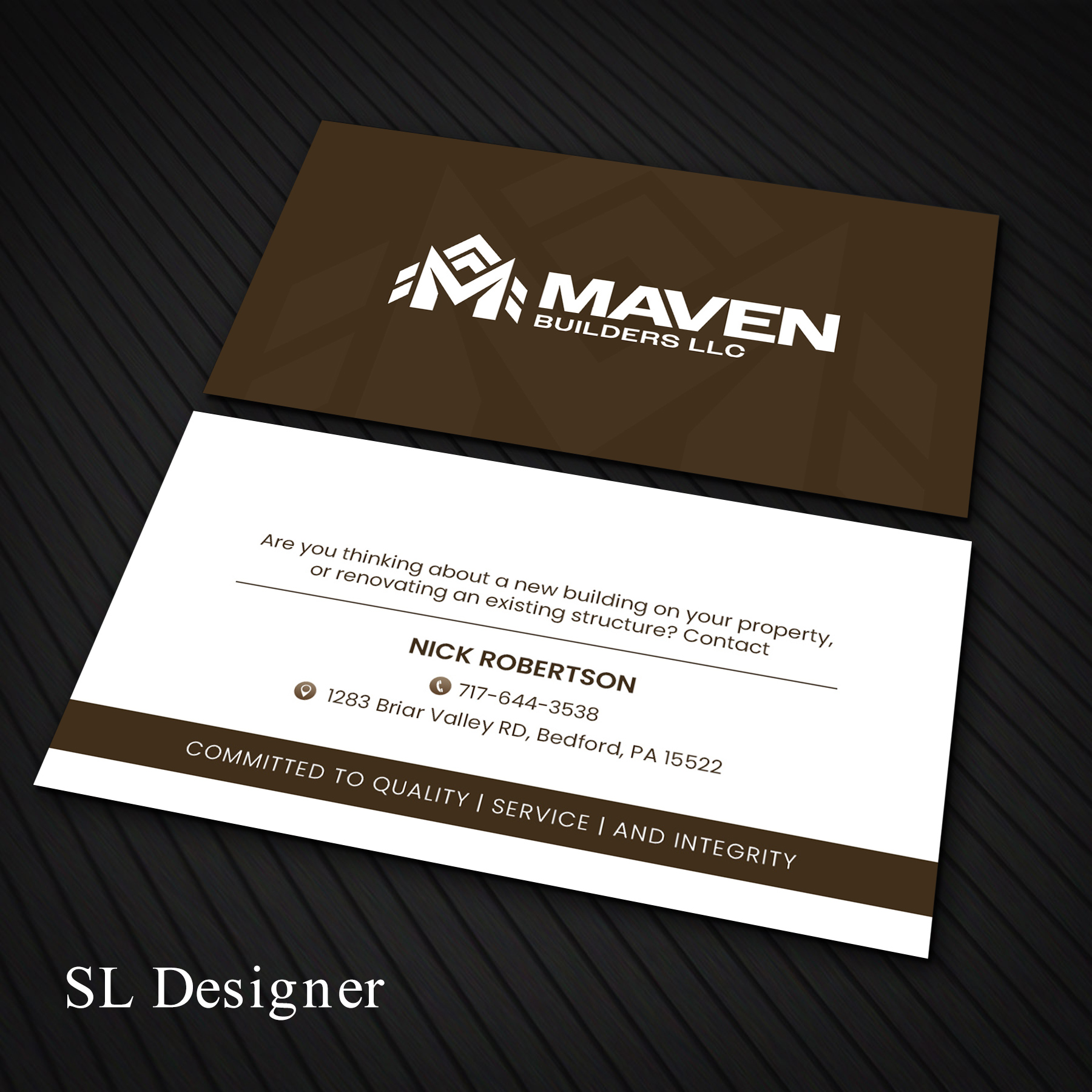 Business Card Design by SL Designer for this project | Design #36964541