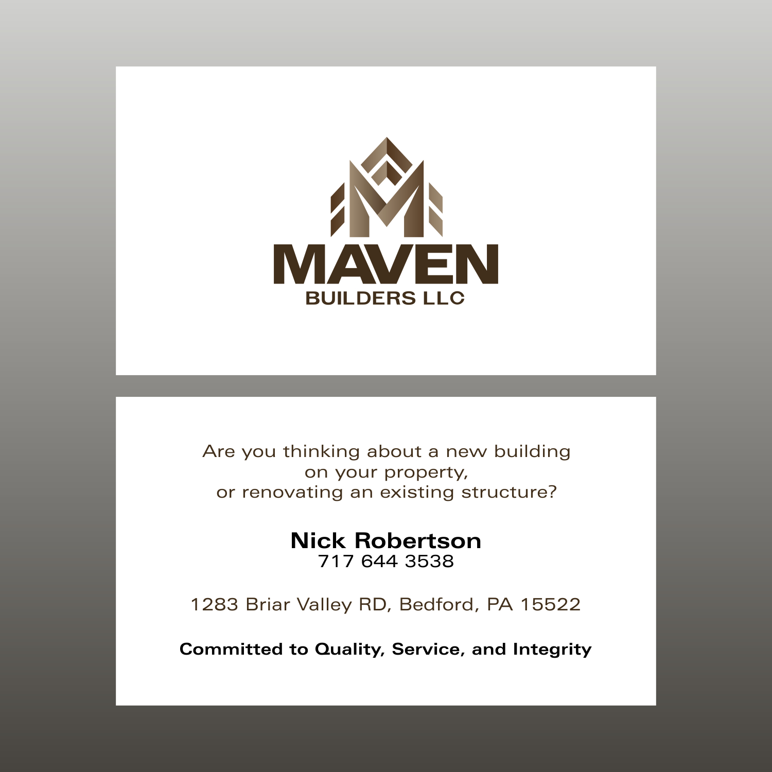 Business Card Design by DigitalArt for this project | Design #36960798