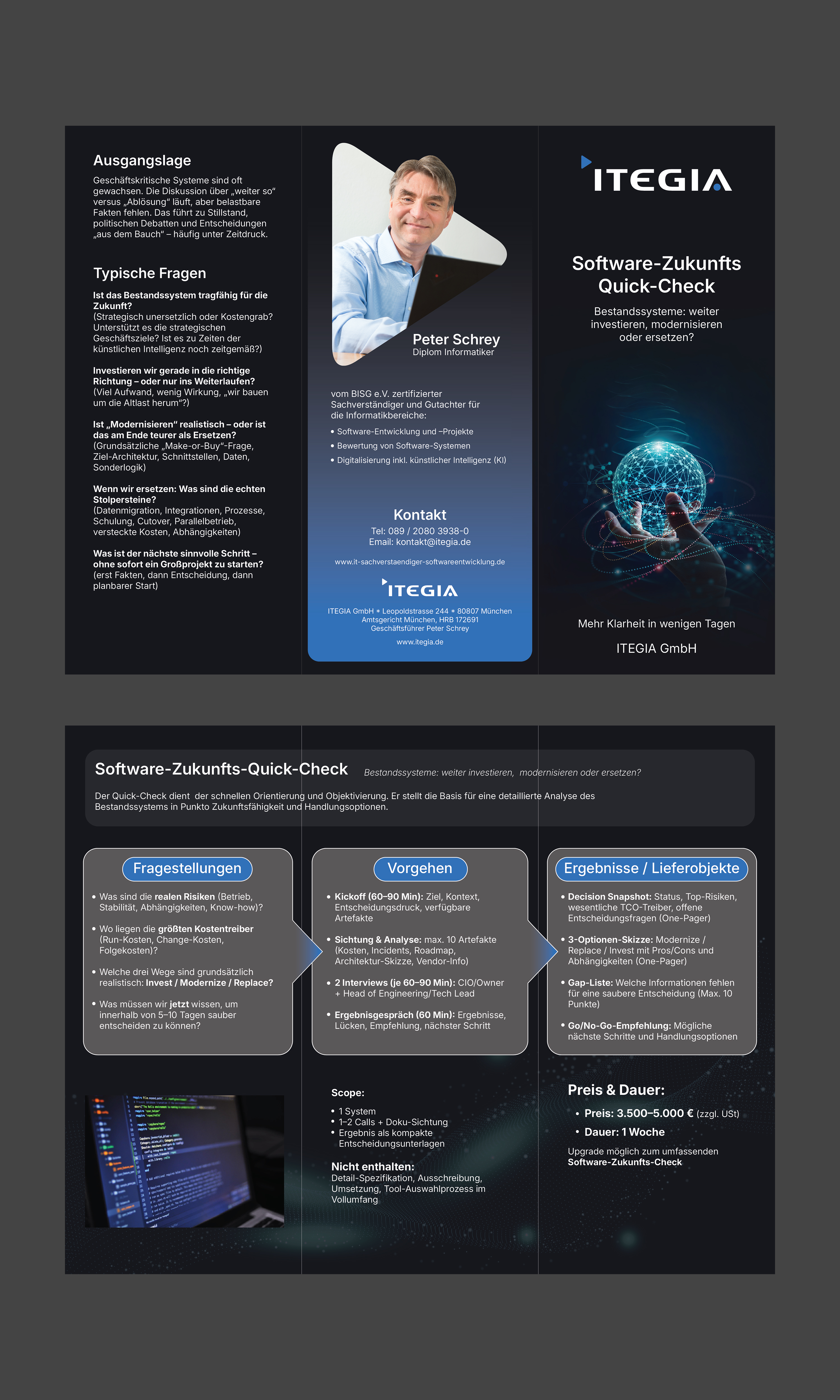 Flyer Design by thedesignstar for ITEGIA GmbH | Design #36964065