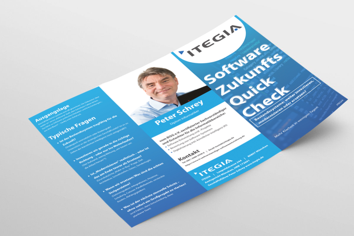Flyer Design by RP Digital for ITEGIA GmbH | Design #36968604