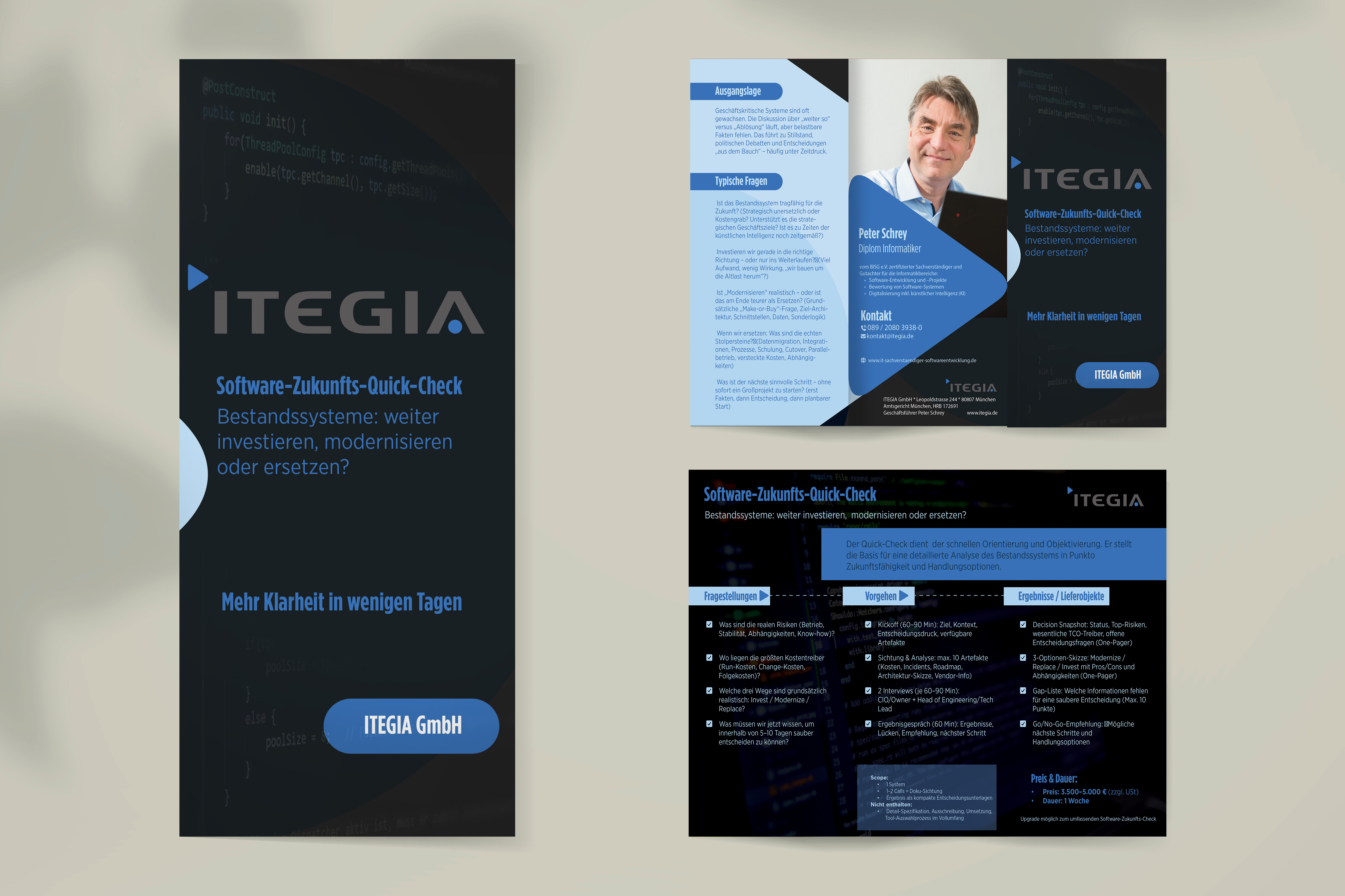 Flyer Design by Vertikus for ITEGIA GmbH | Design #36968034