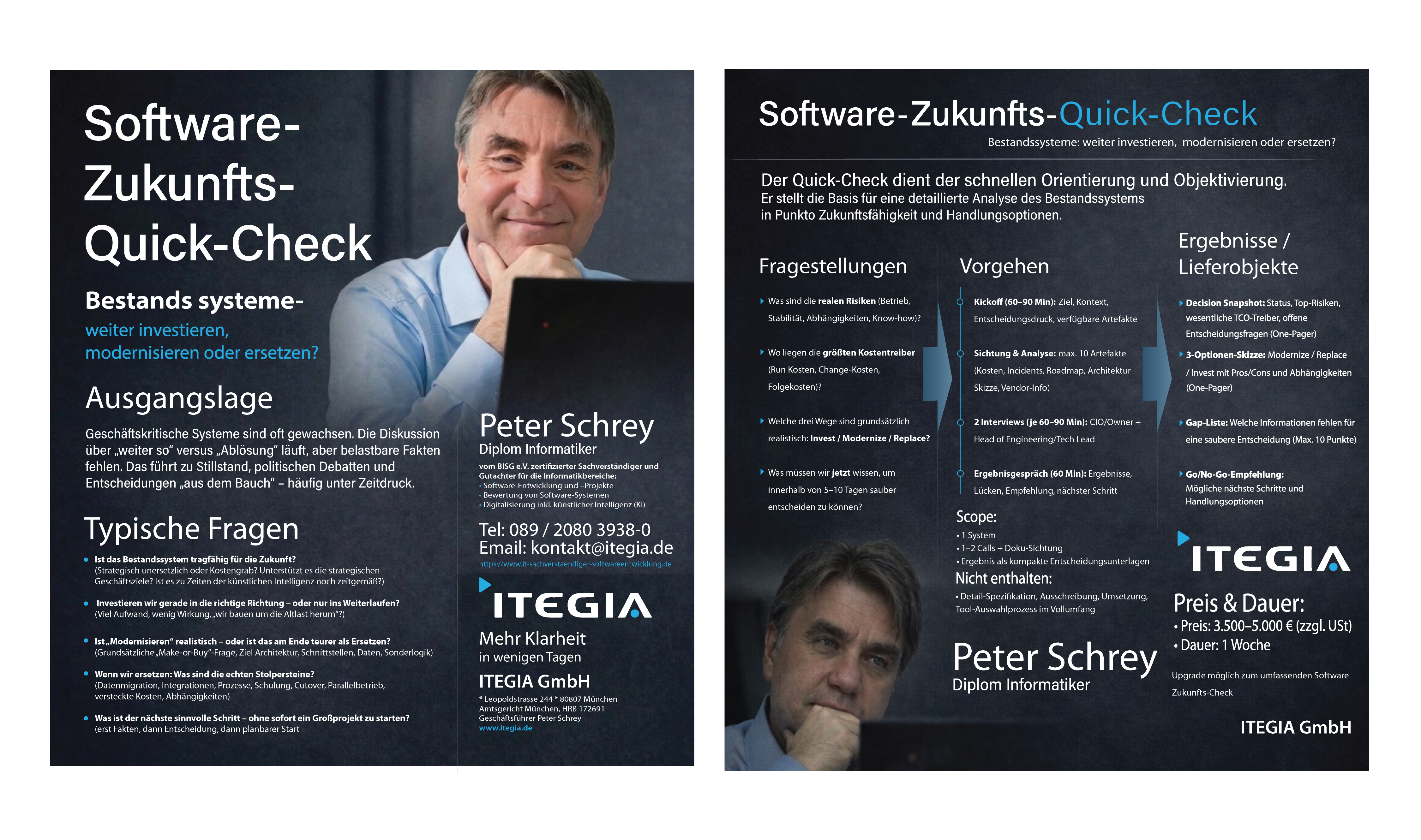 Flyer Design by Fuhad Jihad for ITEGIA GmbH | Design #36986037
