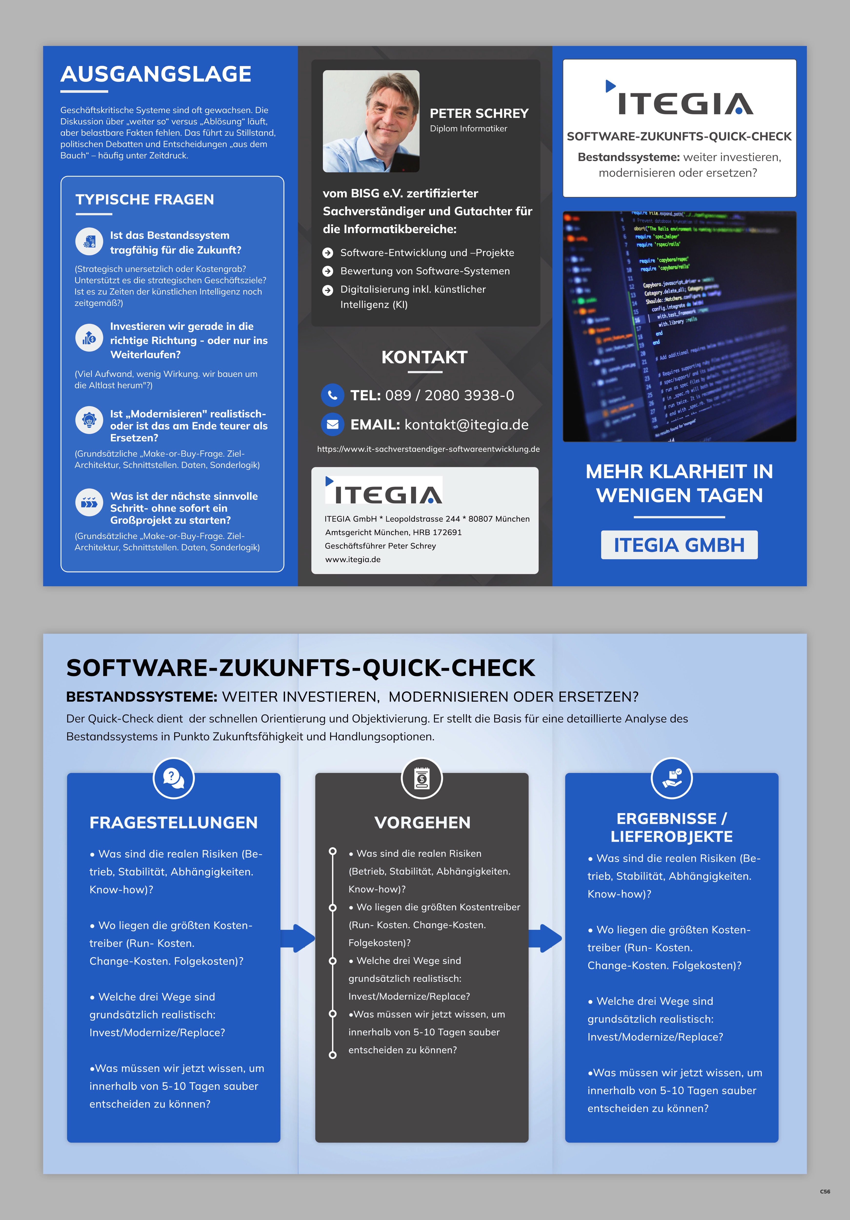 Diseño de Flyer por pb para ITEGIA GmbH | Diseño #36969516