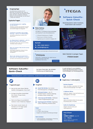 Flyer Design by pb for ITEGIA GmbH | Design: #36975379