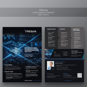 Flyer-Design von Impressive Solutions für ITEGIA GmbH | Design: #37008465
