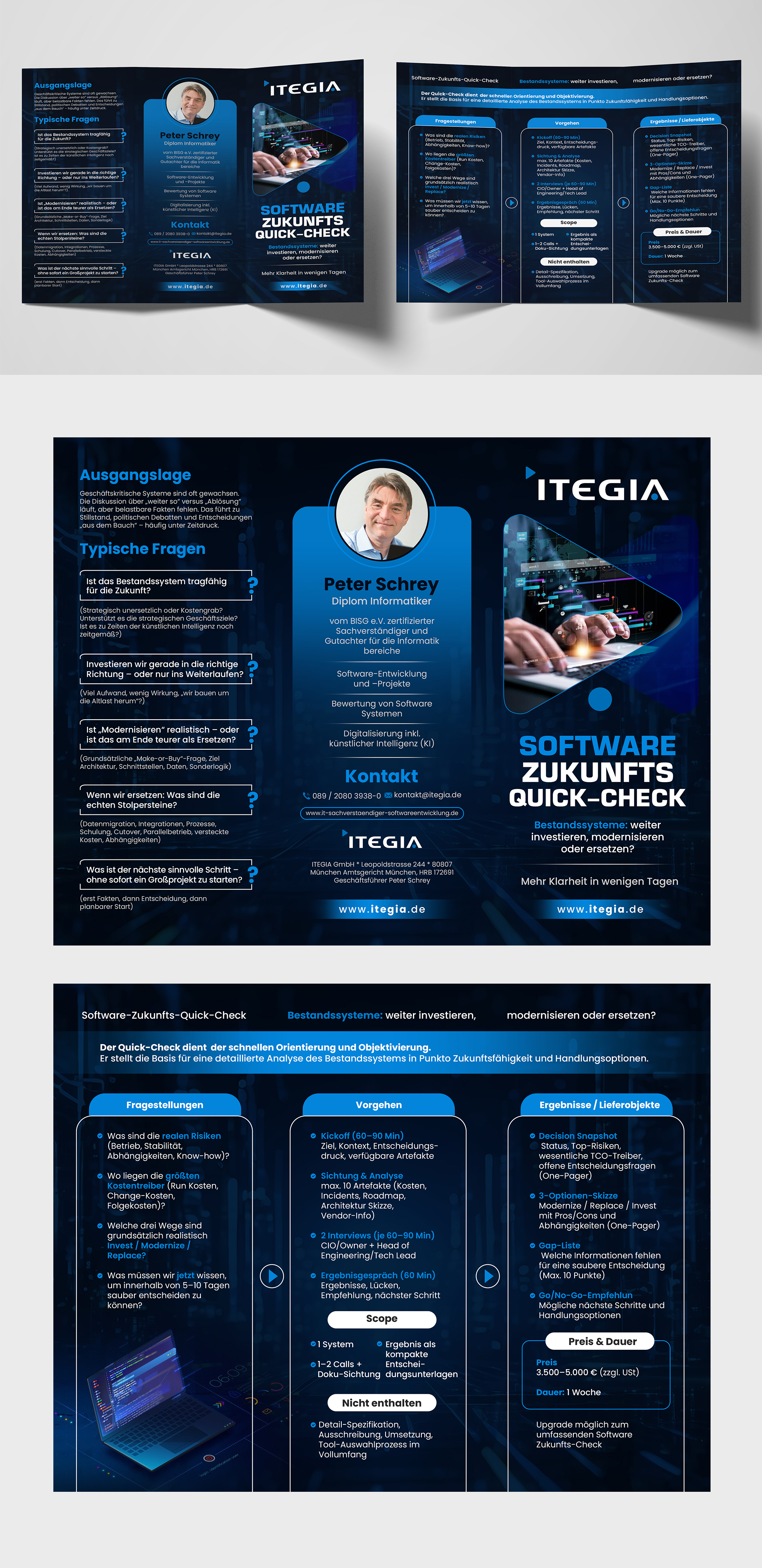 Flyer Design by debdesign for ITEGIA GmbH | Design #36973915