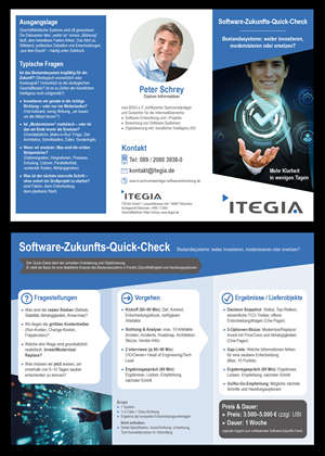 Flyer Design by arikool for ITEGIA GmbH | Design #36965012