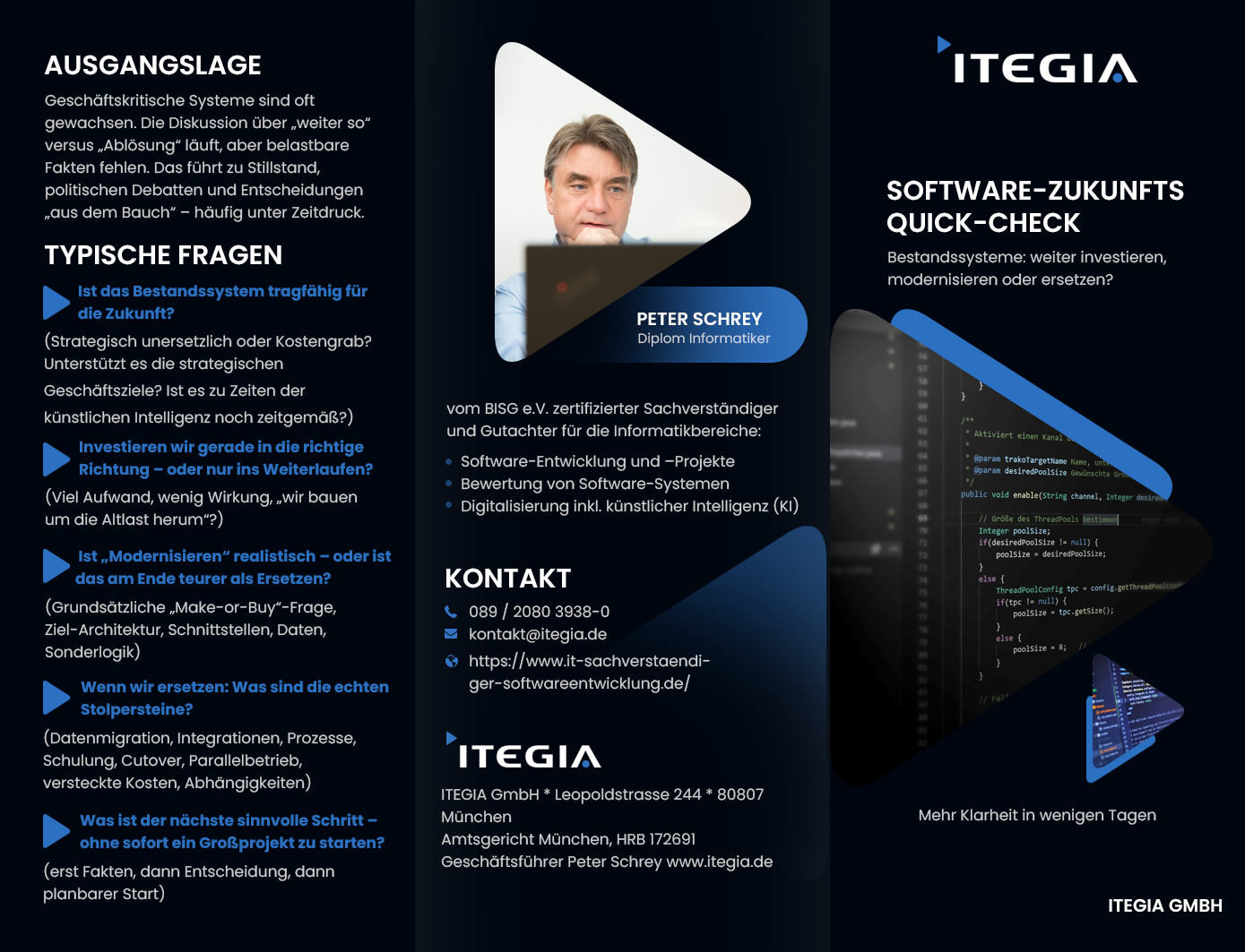 Flyer Design by NZ Creatives for ITEGIA GmbH | Design #36992678
