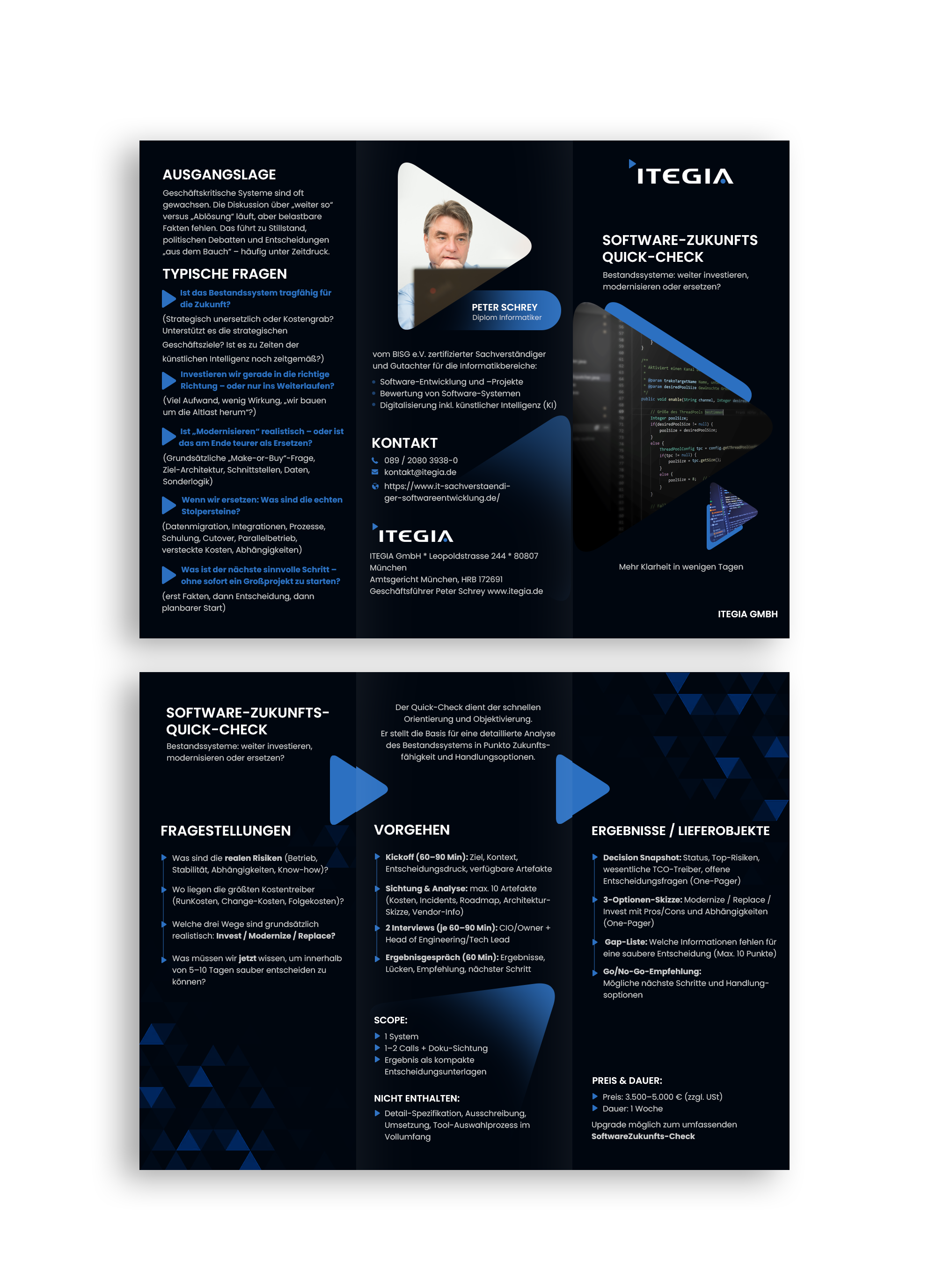 Flyer Design by NZ Creatives for ITEGIA GmbH | Design #36992679