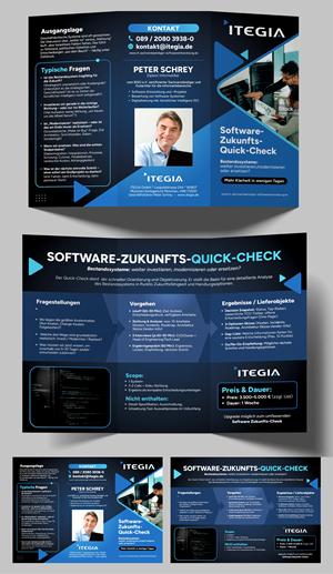 Flyer Design by Dzhafir for ITEGIA GmbH | Design #36968959