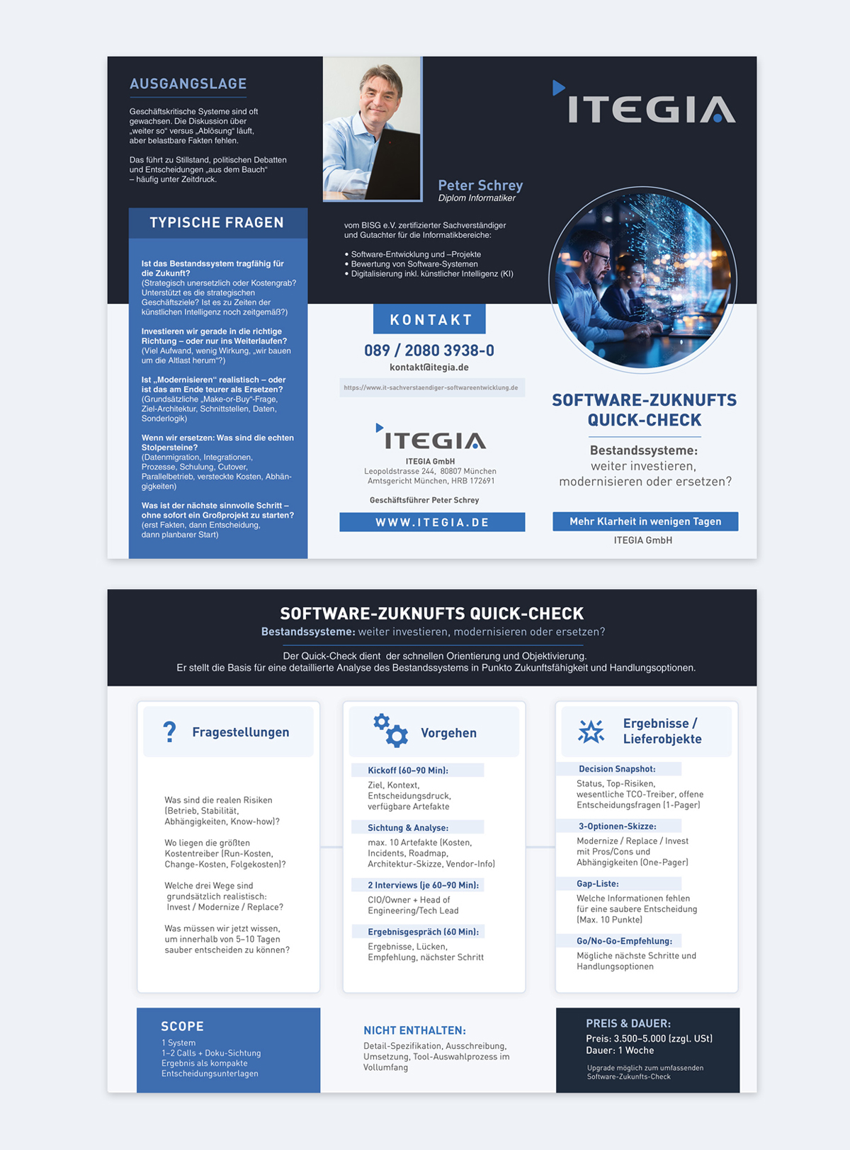 Flyer Design by DA. for ITEGIA GmbH | Design #36973256