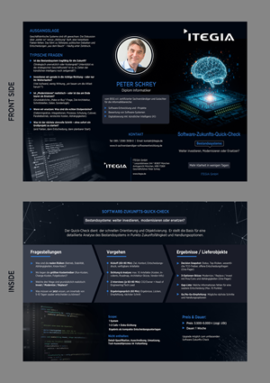 Flyer Design by SWASTIK for ITEGIA GmbH | Design: #36972231