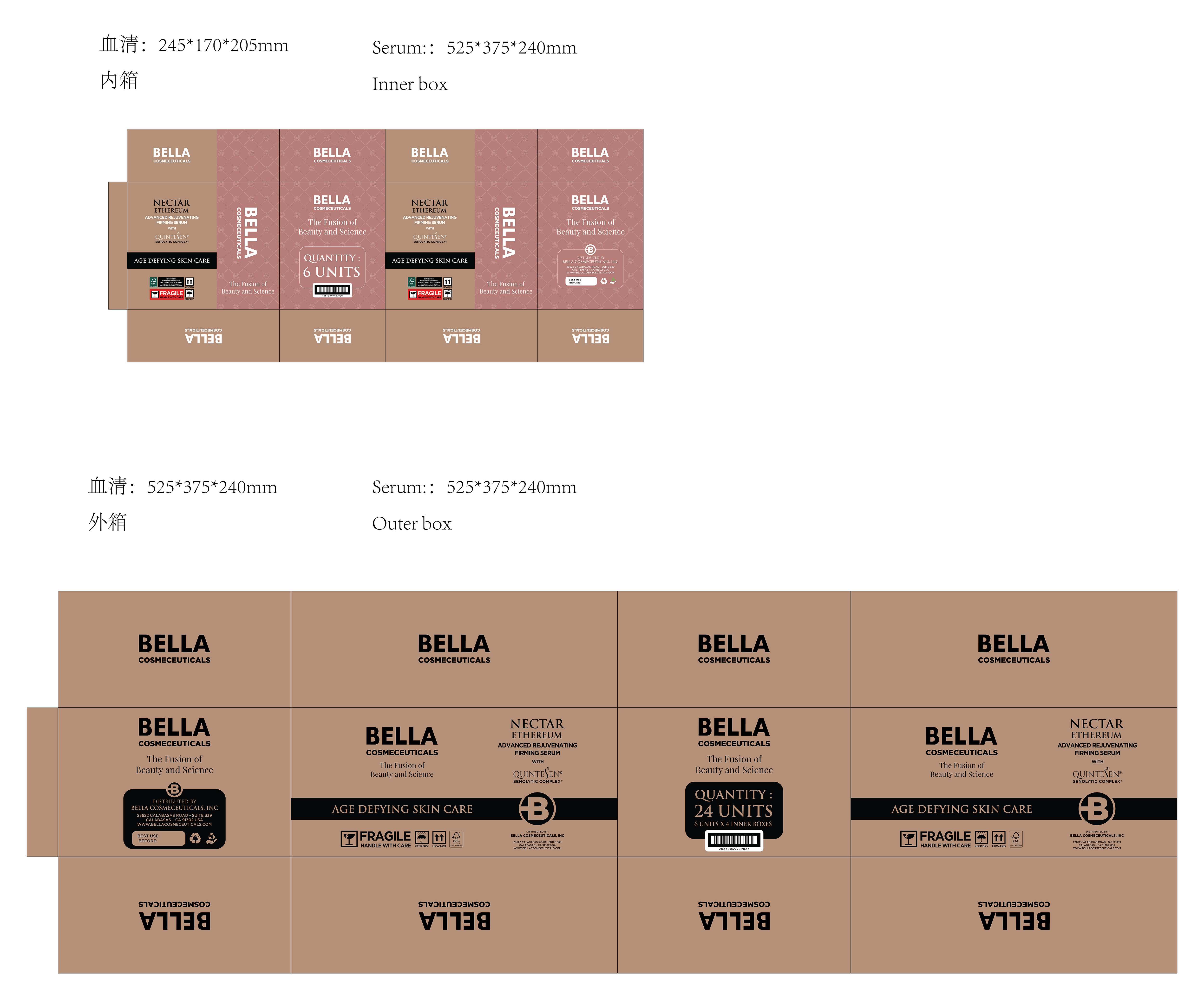 Stationery Design by Navisol Creatives for Bella Cosmeceuticals | Design #37019382