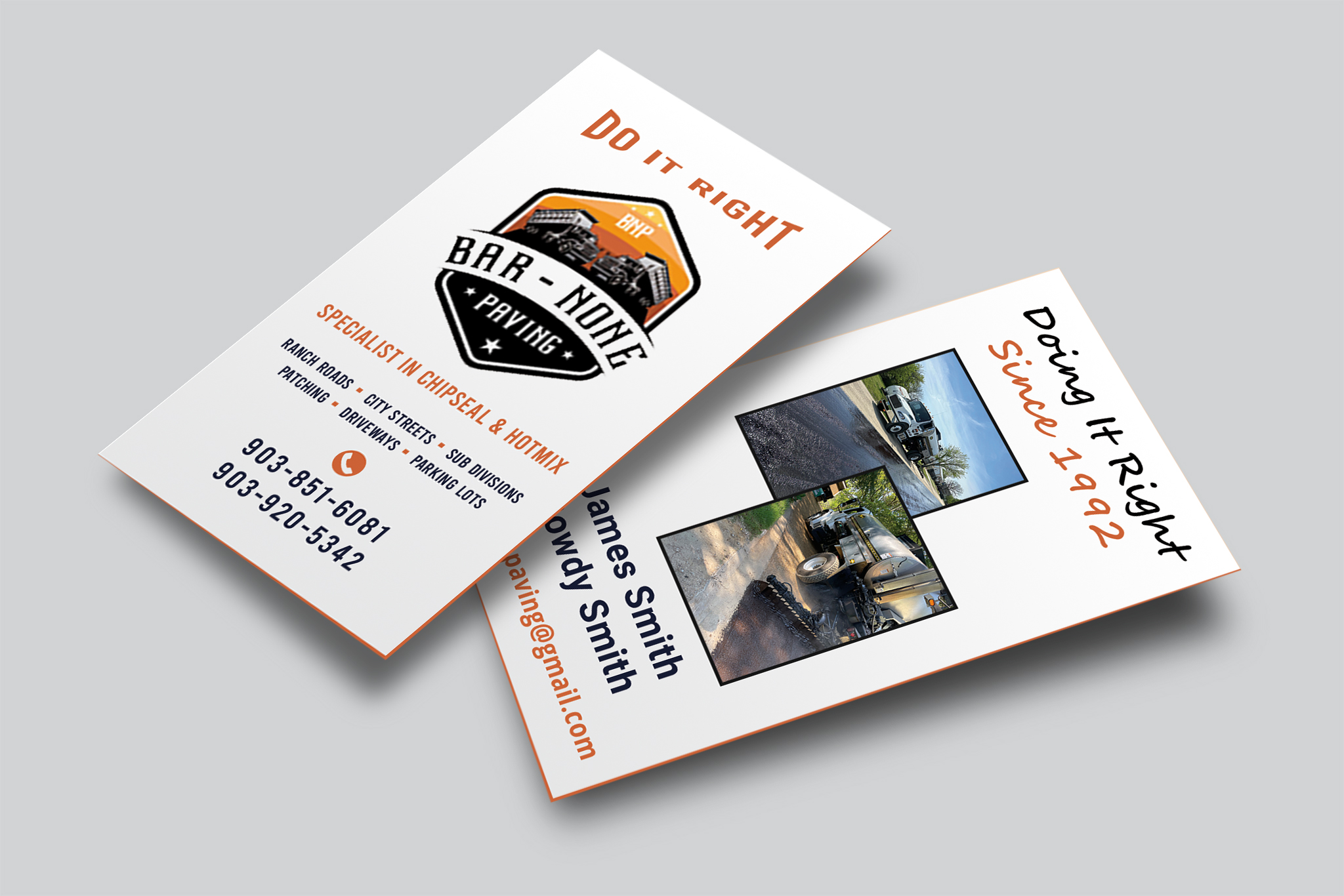 Design de Carte de Visite par Creative Moon Design pour Bar-none Paving | Design #36987604