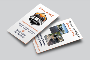 Business Card Design by Creative Moon Design for Bar-none Paving | Design: #36987604