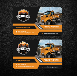 Business Card Design by Graphixpointt for Bar-none Paving | Design: #36980137