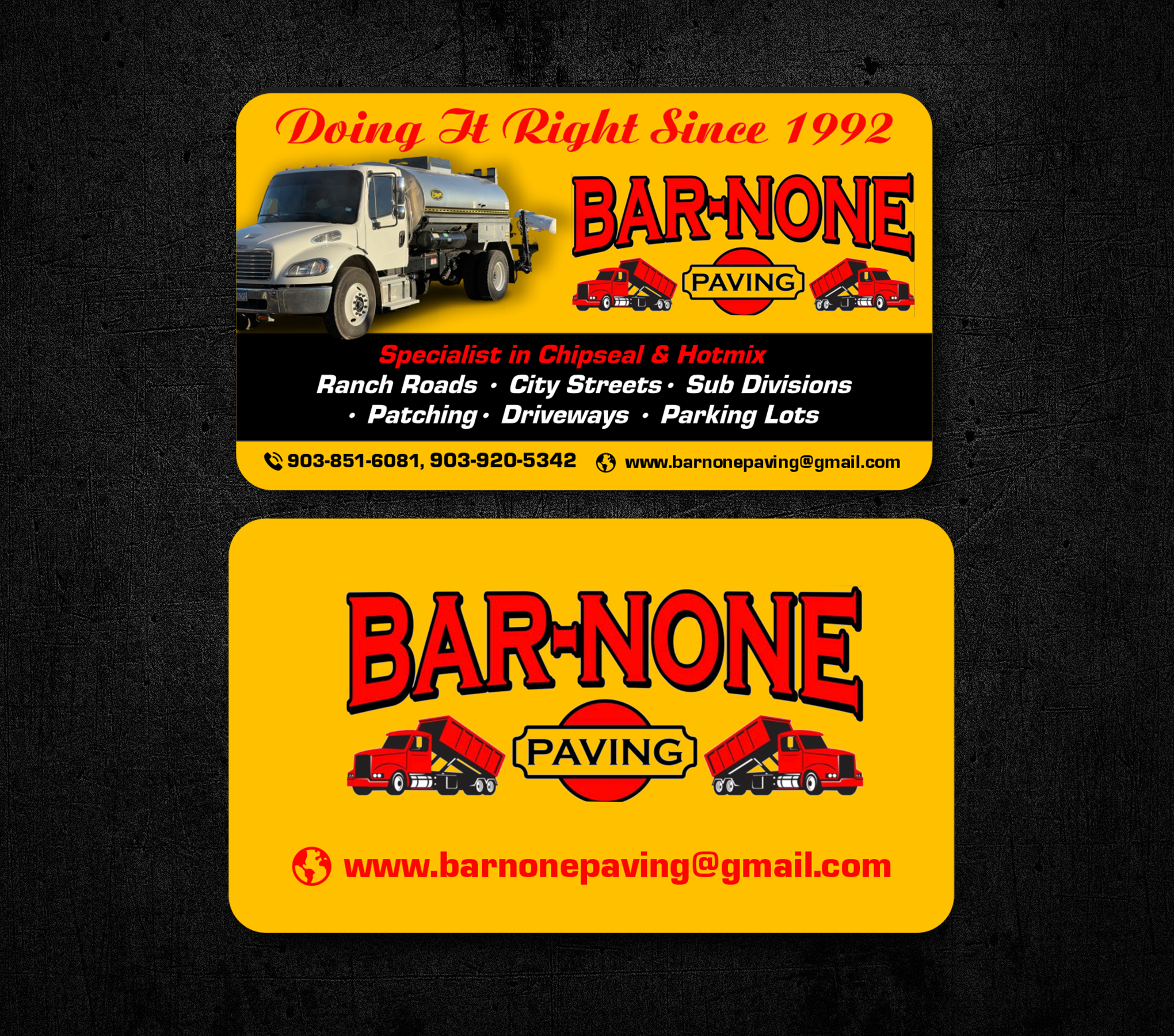 Design de Carte de Visite par jk_studio pour Bar-none Paving | Design #36989202