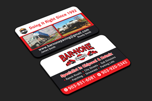 Business Card Design by DesignerShahadat for Bar-none Paving | Design: #36979054
