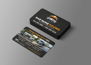 Business Card Design by Adi GFX for Bar-none Paving | Design #36986945