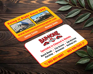 Business Card Design by Ekramul Hossen 2 for Bar-none Paving | Design: #36978976