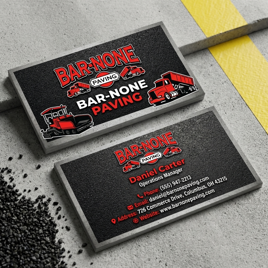 Design de Carte de Visite par Design92 pour Bar-none Paving | Design #36987359