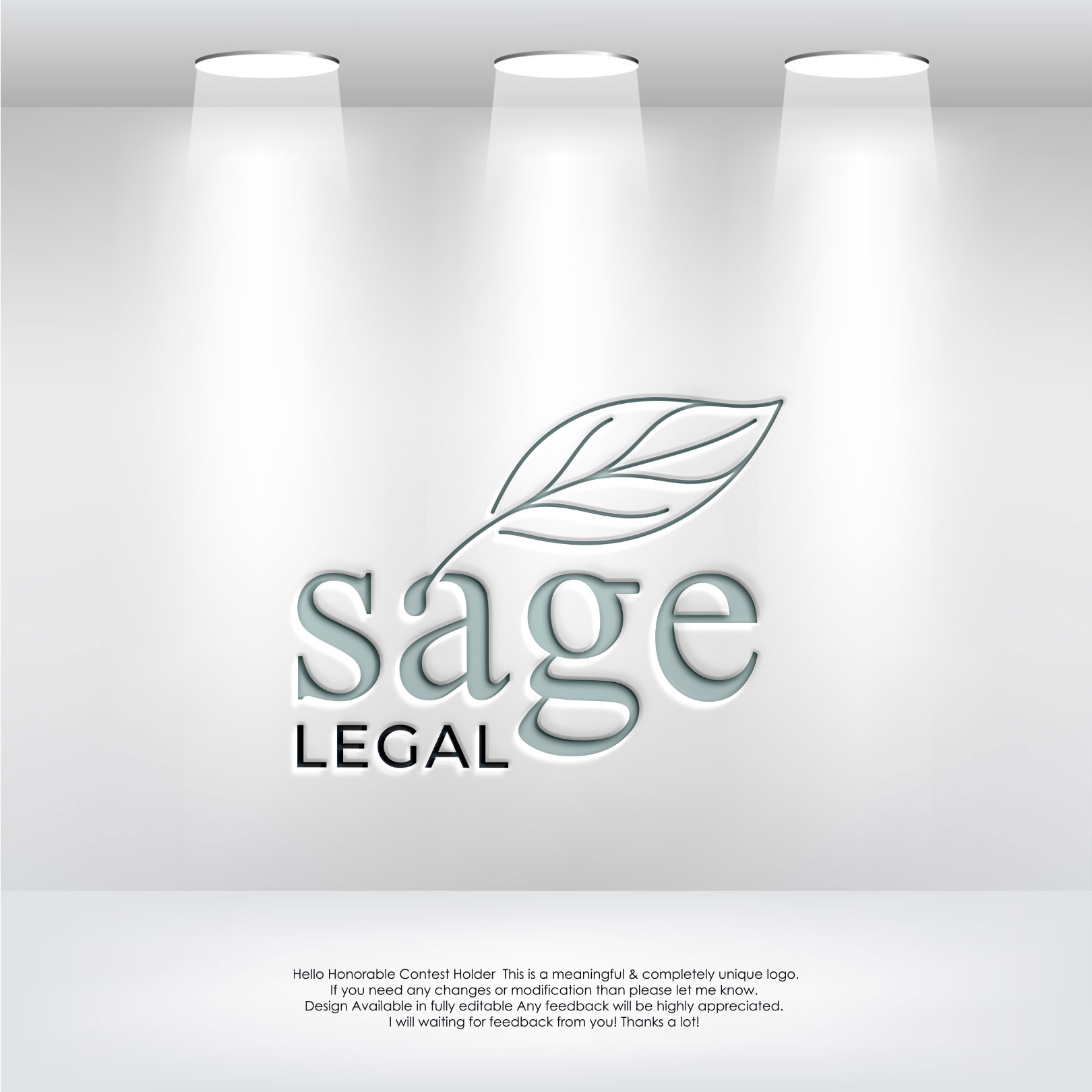 Logo-Design von LogoEon für Sage Legal | Design #36980204