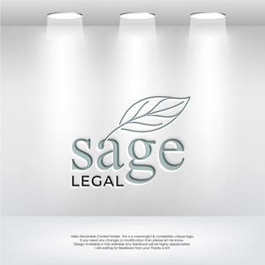 Logo-Design von LogoEon für Sage Legal | Design: #36980204