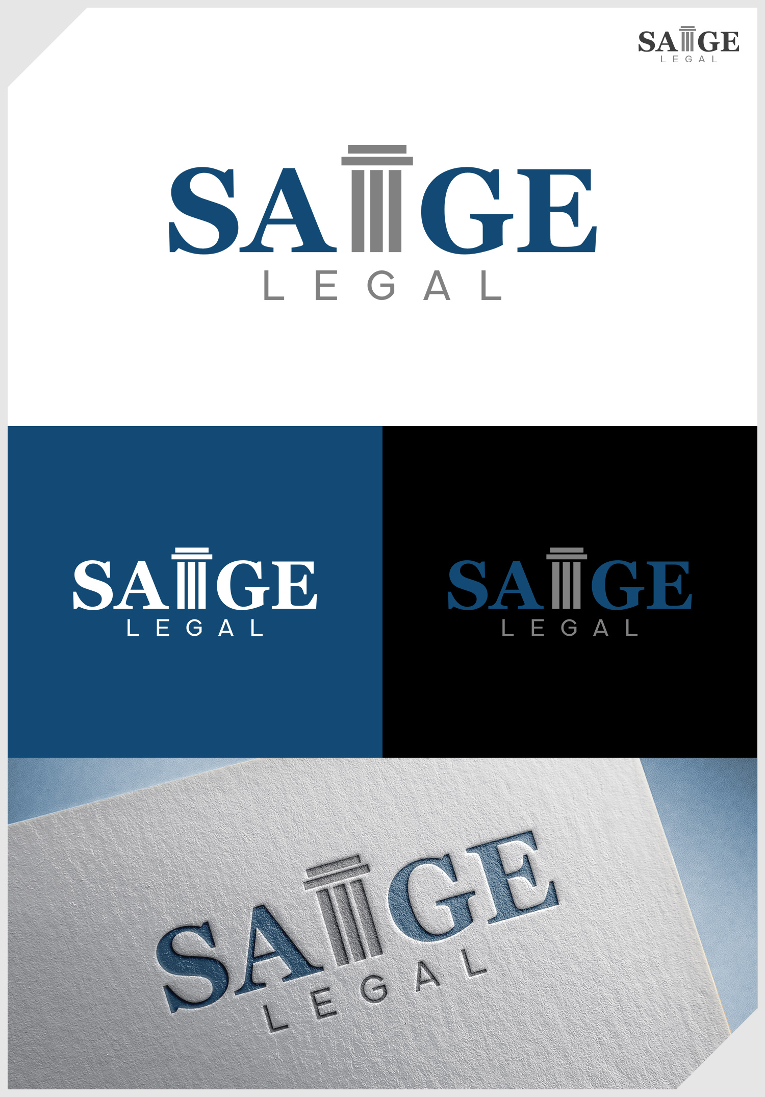 Logo-Design von IDesign1606 für Sage Legal | Design #36974374