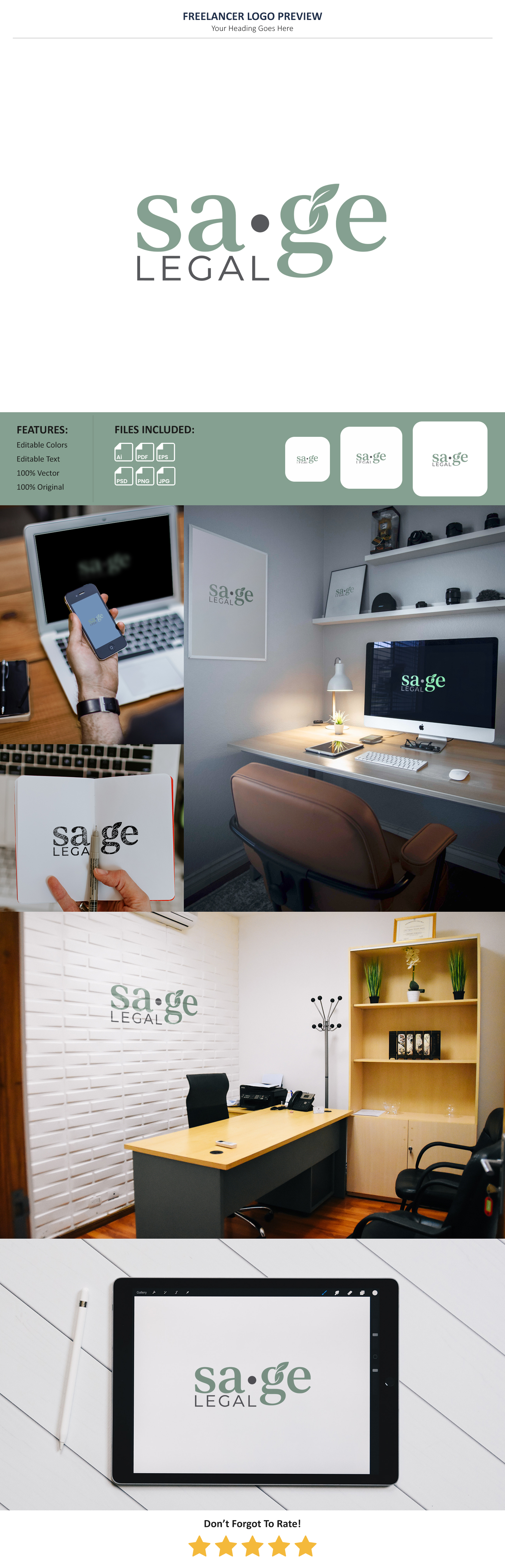 Logo-Design von Pixel Foundry für Sage Legal | Design #36975489