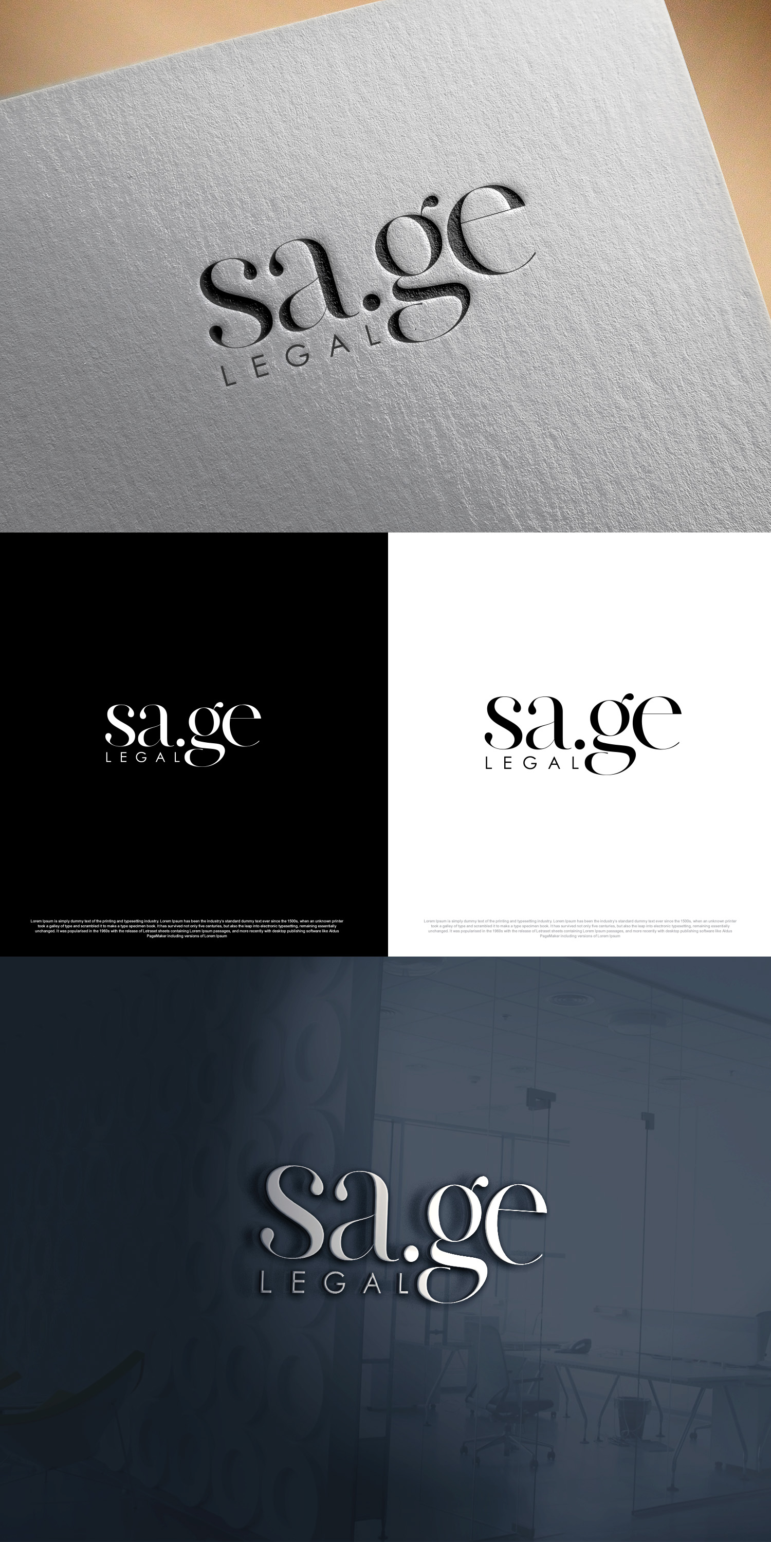 Logo-Design von Ahsan Designs für Sage Legal | Design #36975015