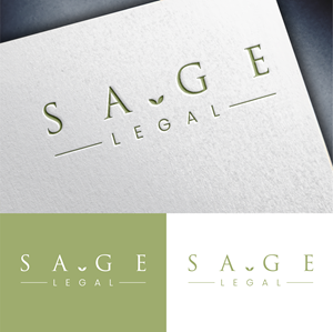 Logo-Design von John Mark Arts für Sage Legal | Design: #36975241