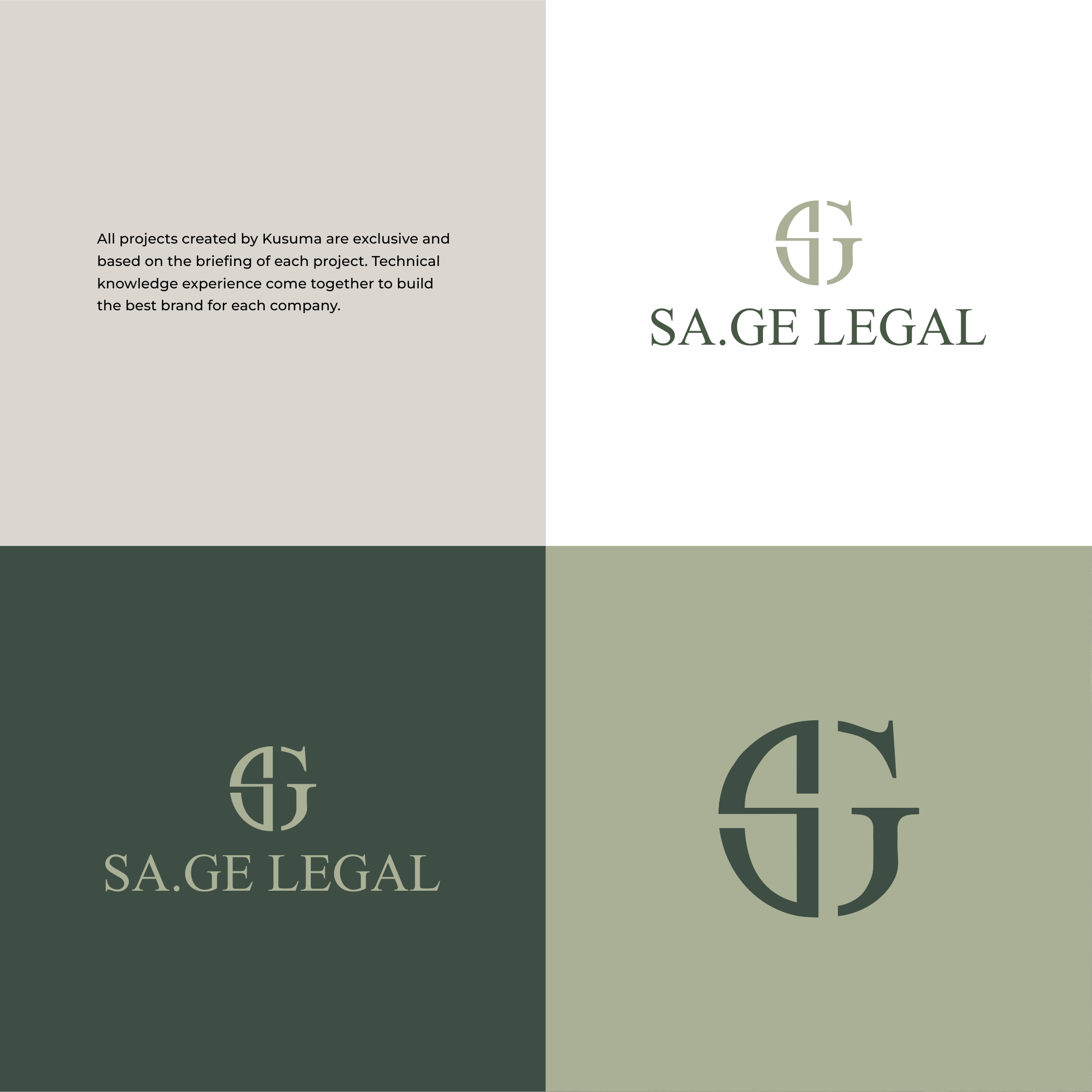 Logo-Design von Kusuma Studio für Sage Legal | Design #36975543