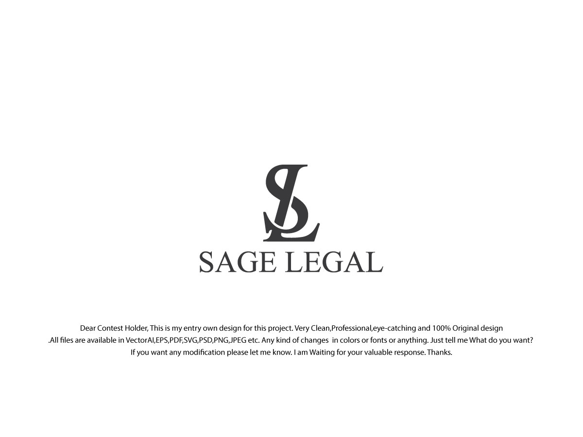 Logo Design by DesignPool01 for Sage Legal | Design #36983694
