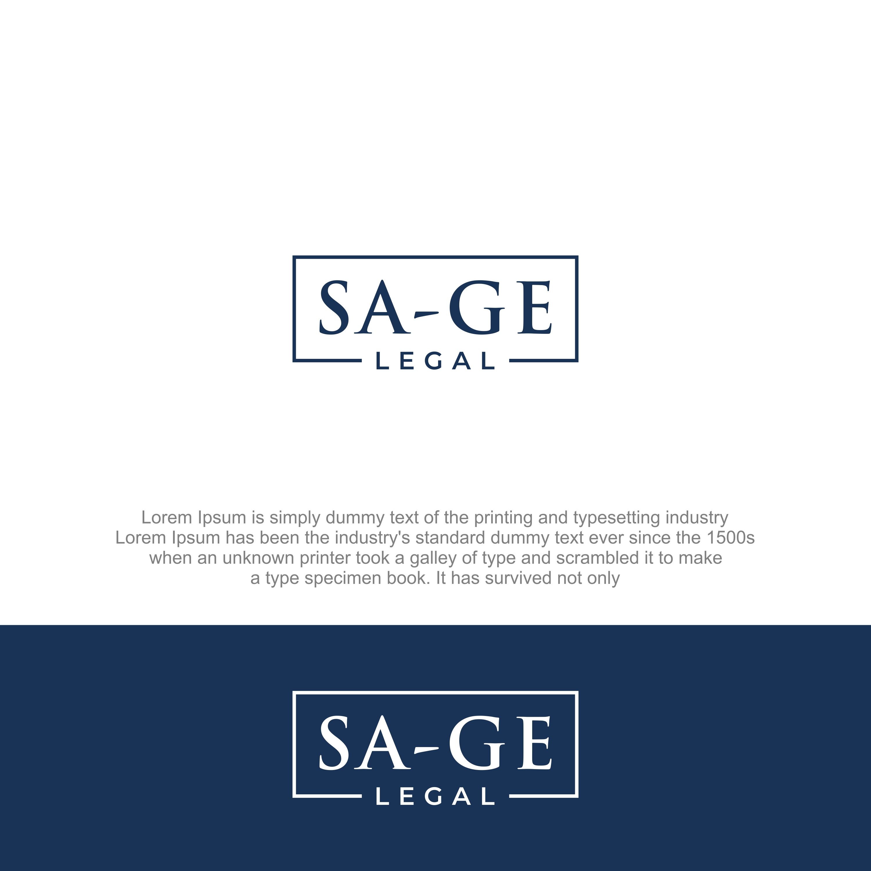 Logo-Design von Stone Black für Sage Legal | Design #36974706