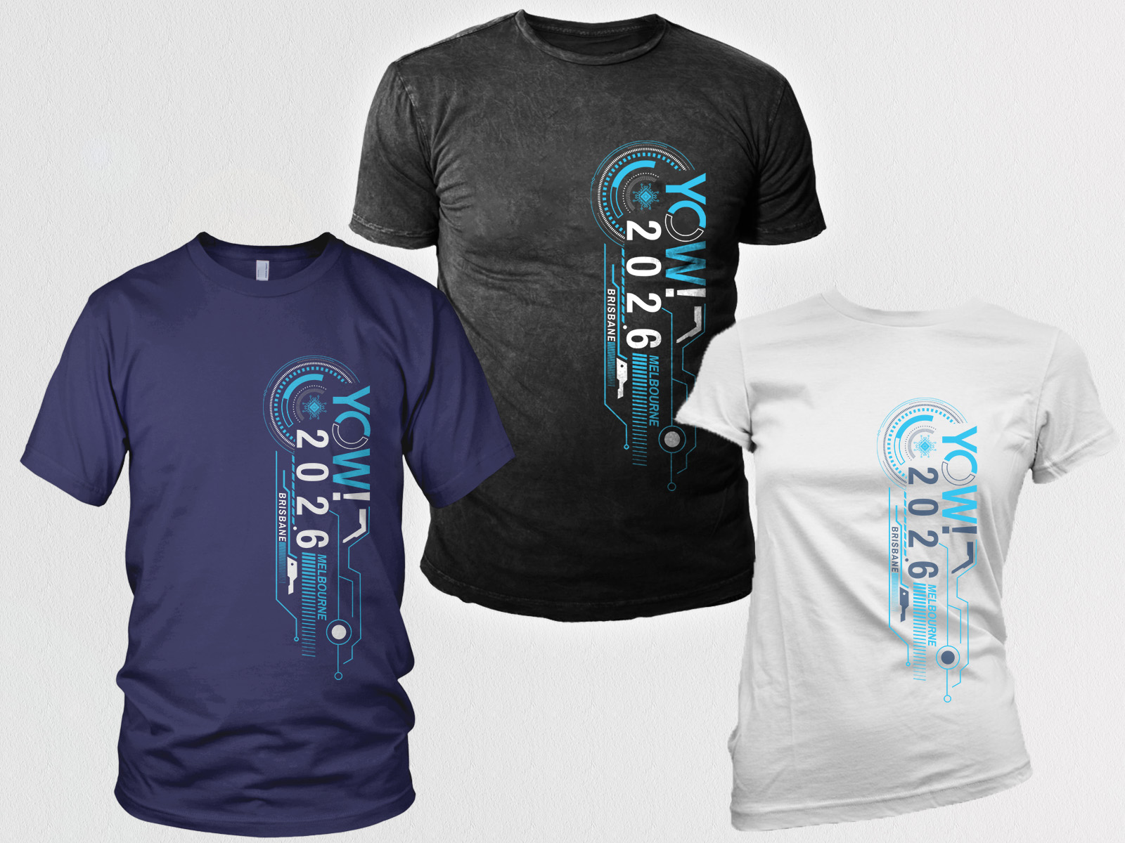 T-shirt Design by HNS Graphic for YOW! Conference | Design #37018261