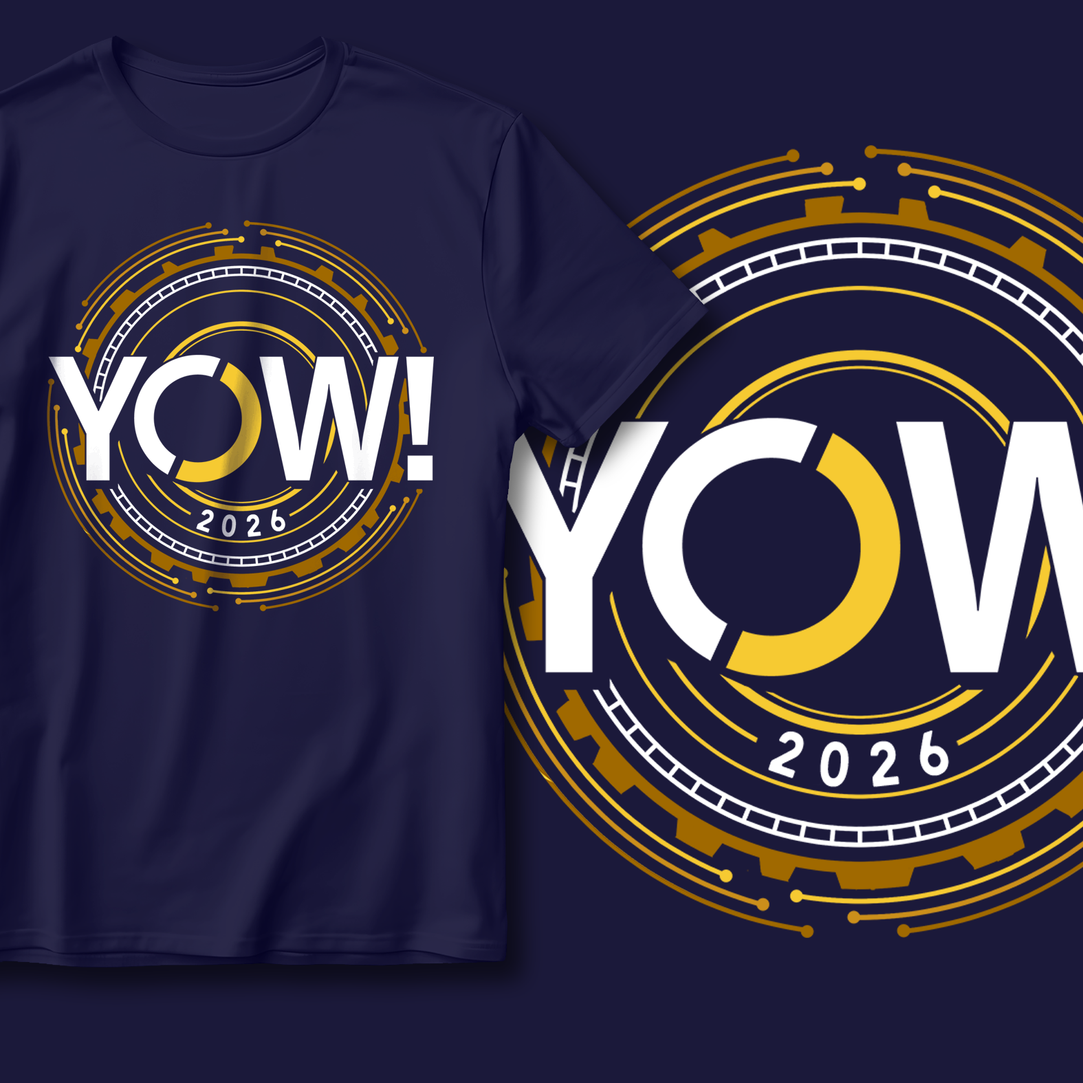 T-shirt Design by Sultan  Studio for YOW! Conference | Design #36985736