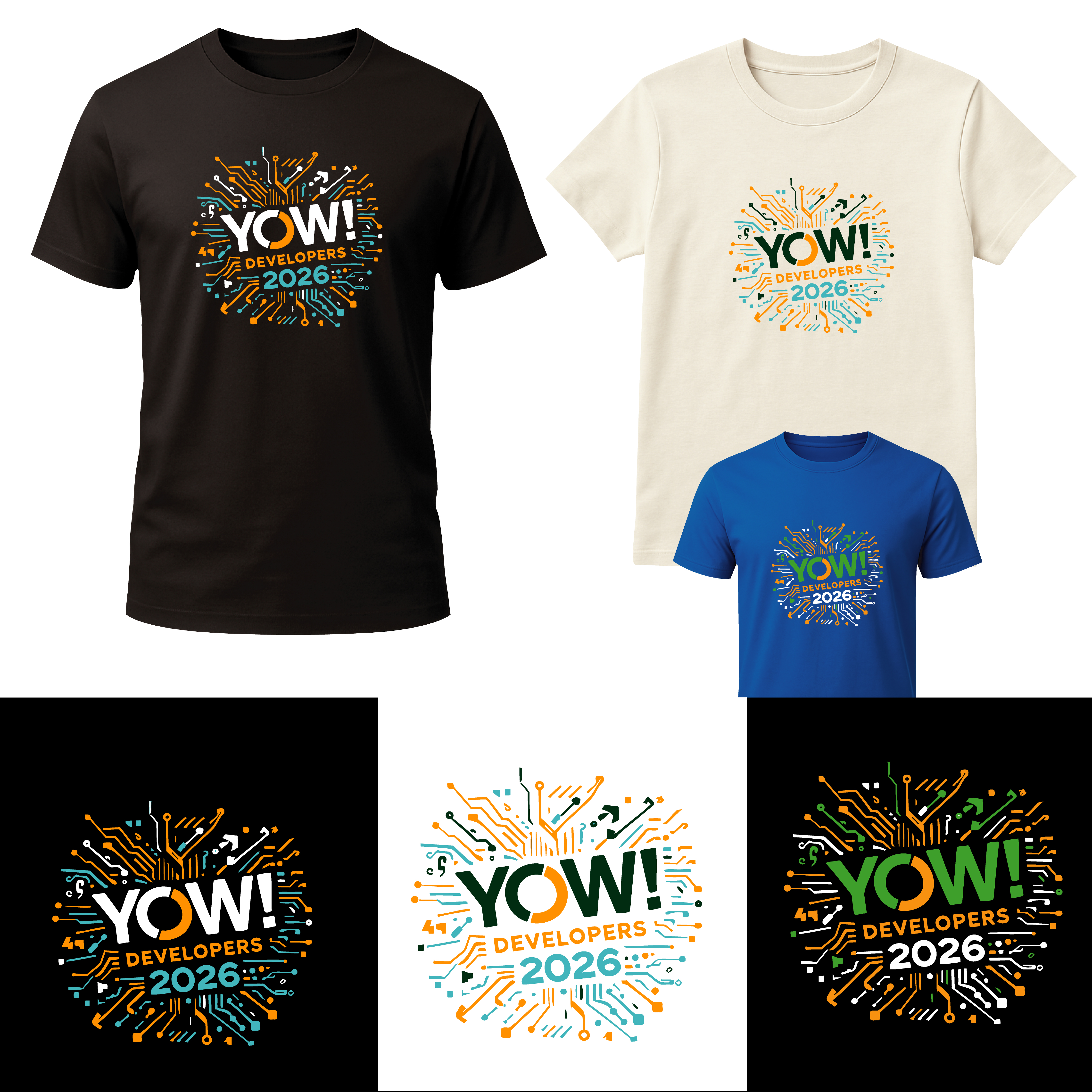 T-shirt Design by amda51 for YOW! Conference | Design #36981333