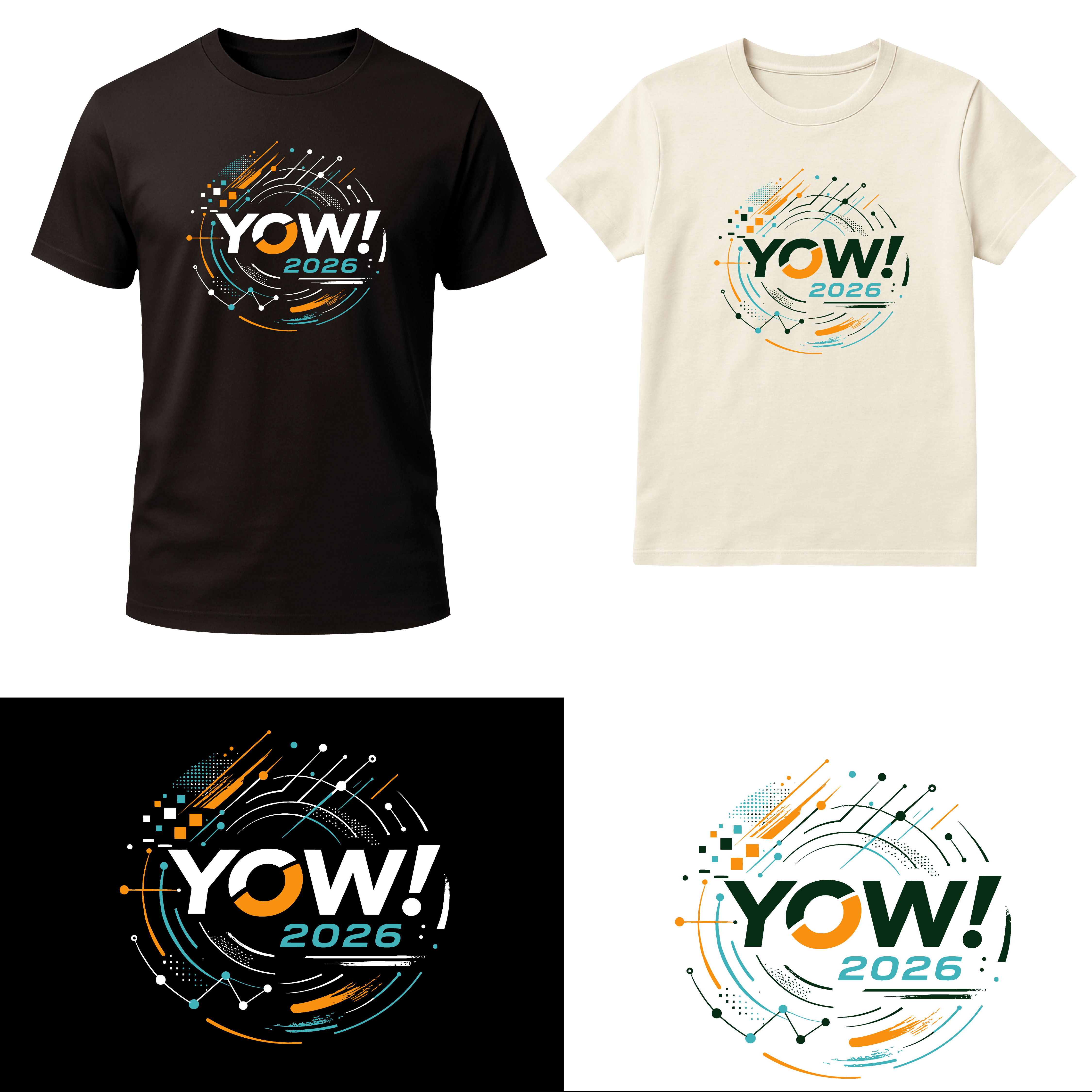 T-shirt Design by amda51 for YOW! Conference | Design #36981643