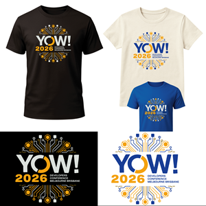 T-shirt Design by amda51 for YOW! Conference | Design: #36990218