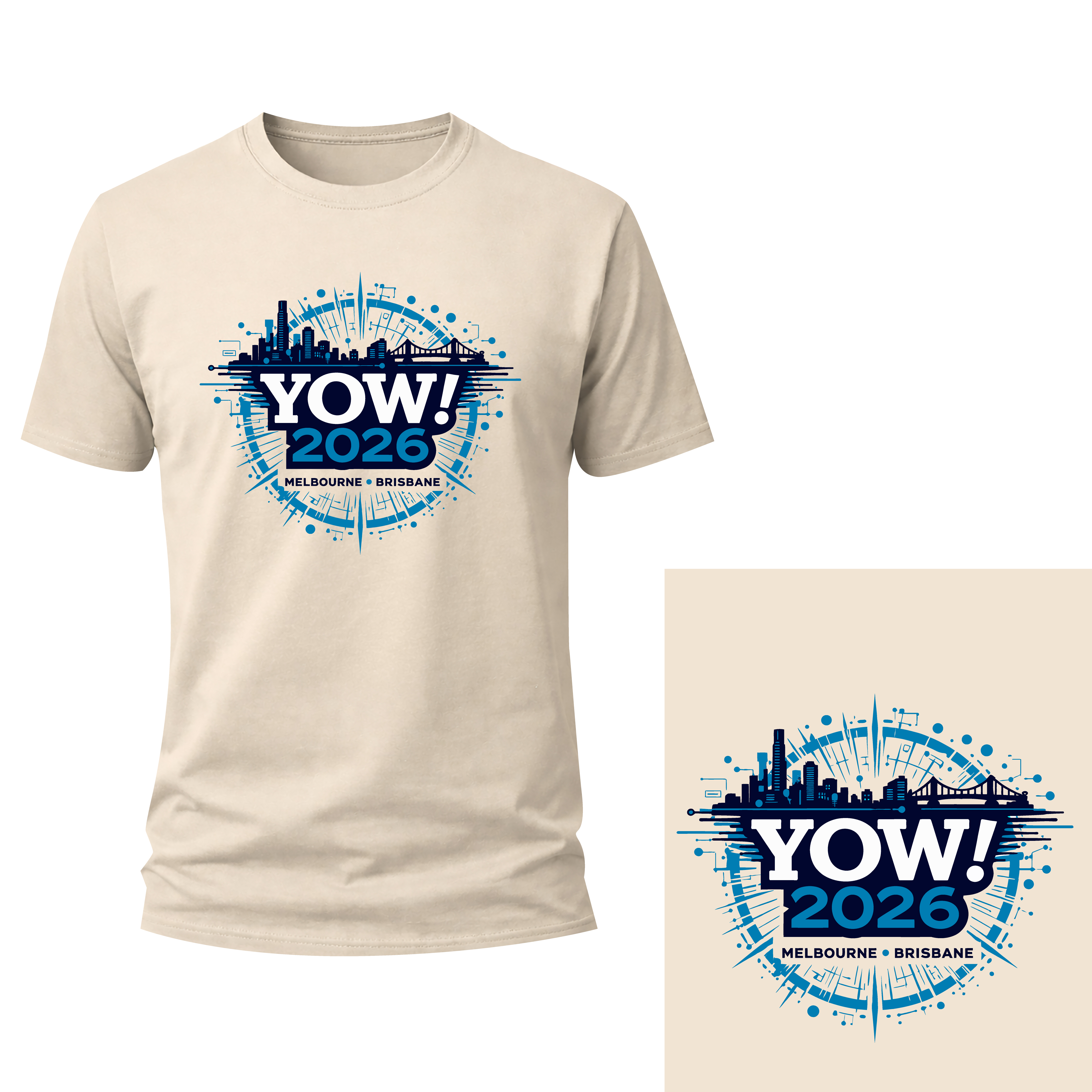 T-shirt Design by MO61 for YOW! Conference | Design #37031191