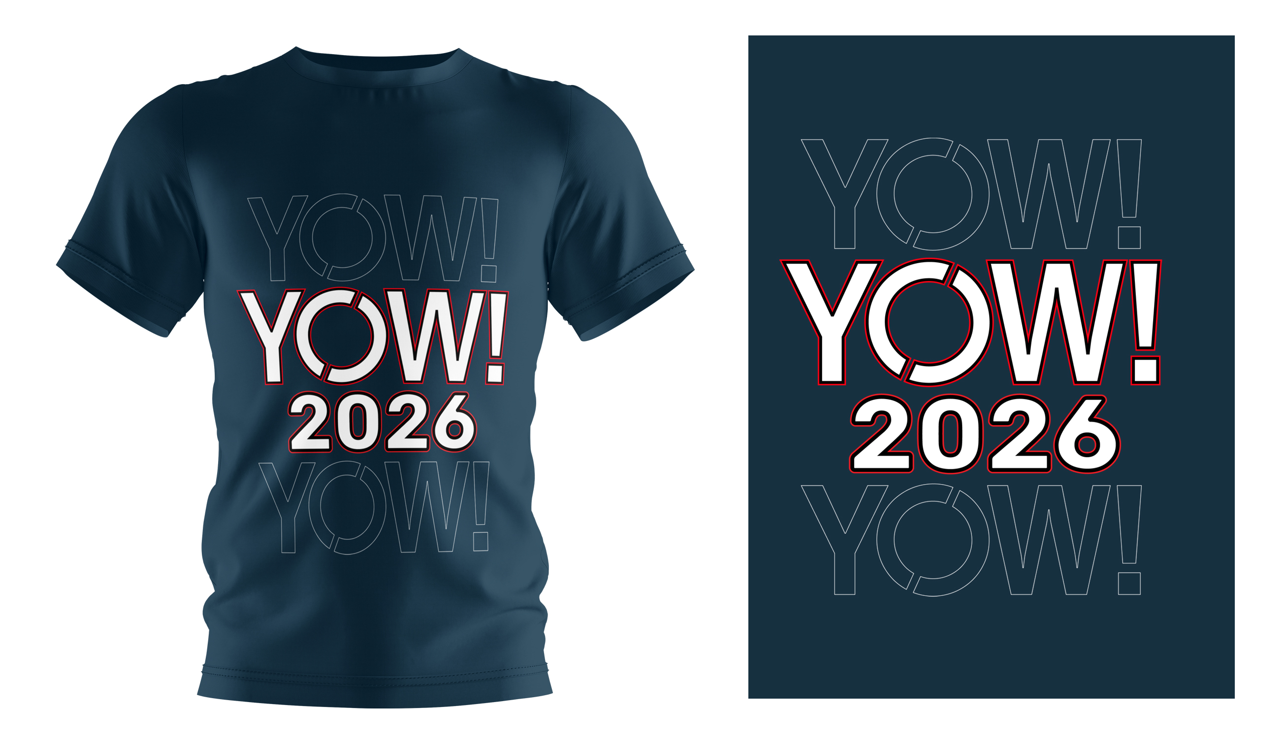 Diseño de Camiseta por #Mona para YOW! Conference | Diseño #37007169