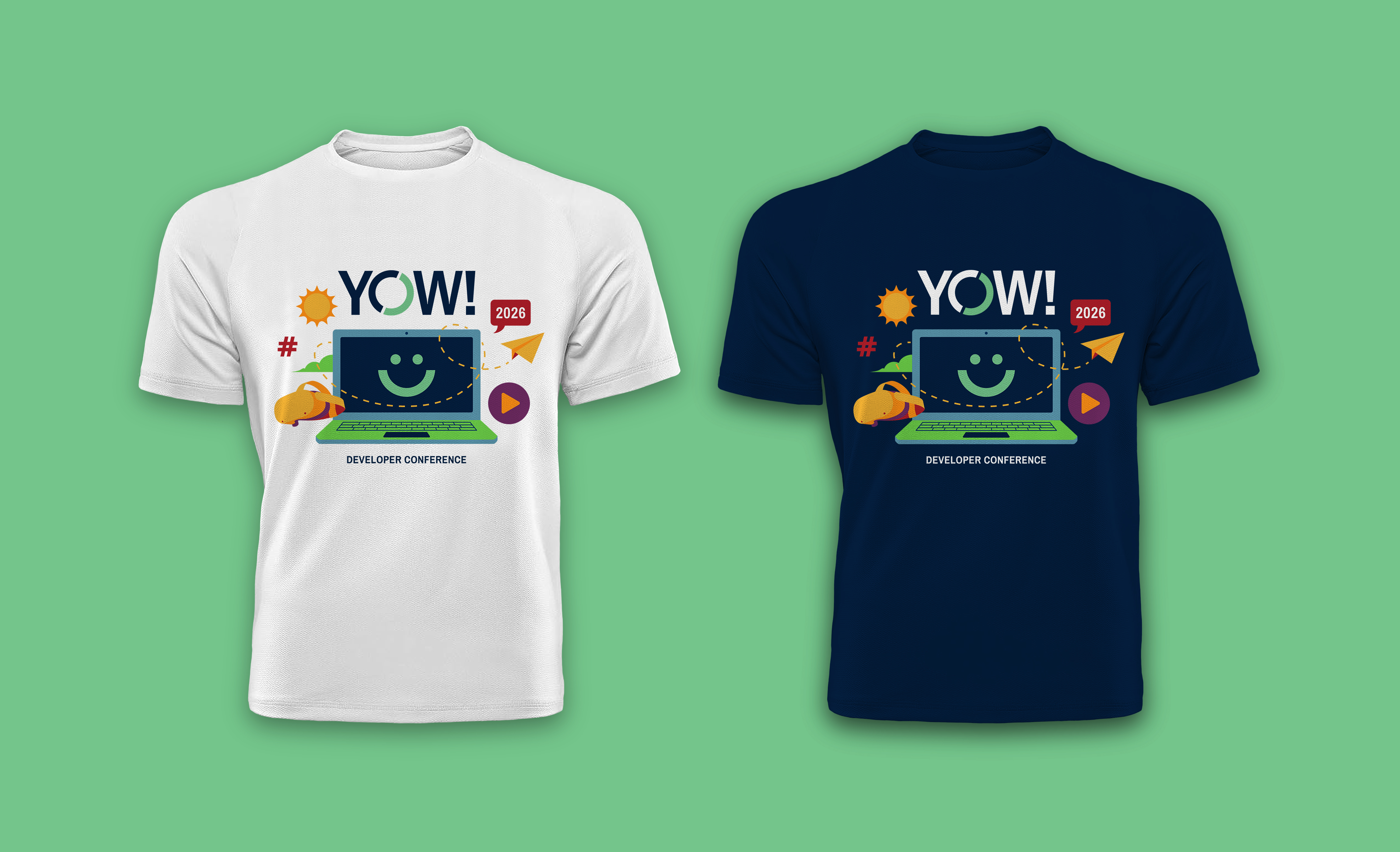 T-shirt Design by Tsvetan Alexandrov for YOW! Conference | Design #37032004