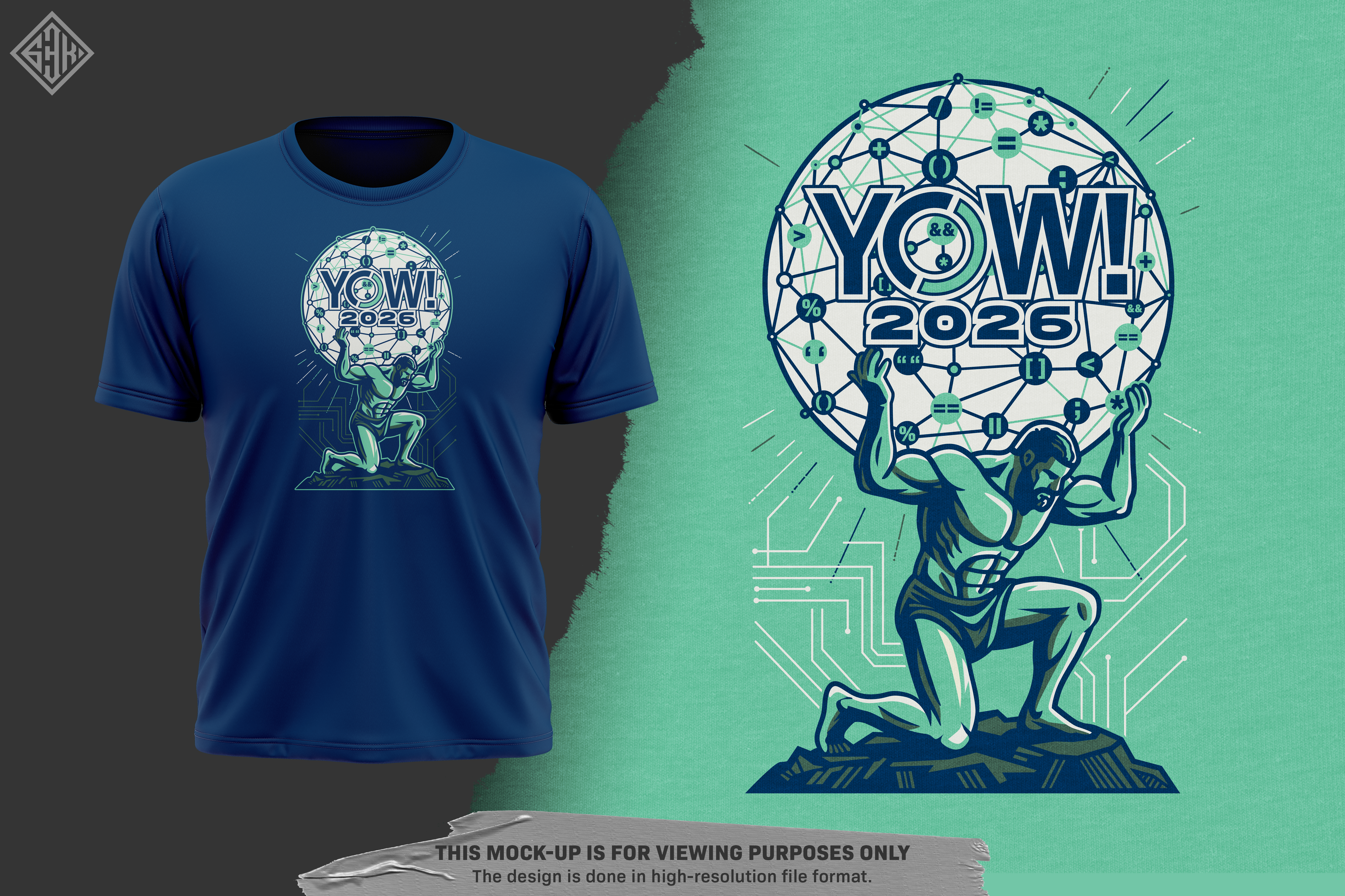 T-shirt Design by gekgrfx for YOW! Conference | Design #36991835