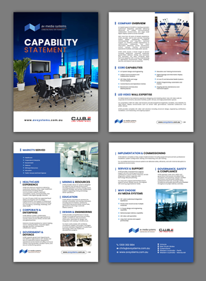 Diseño de Flyer por debdesign para AV Media Systems | Diseño: #36998872