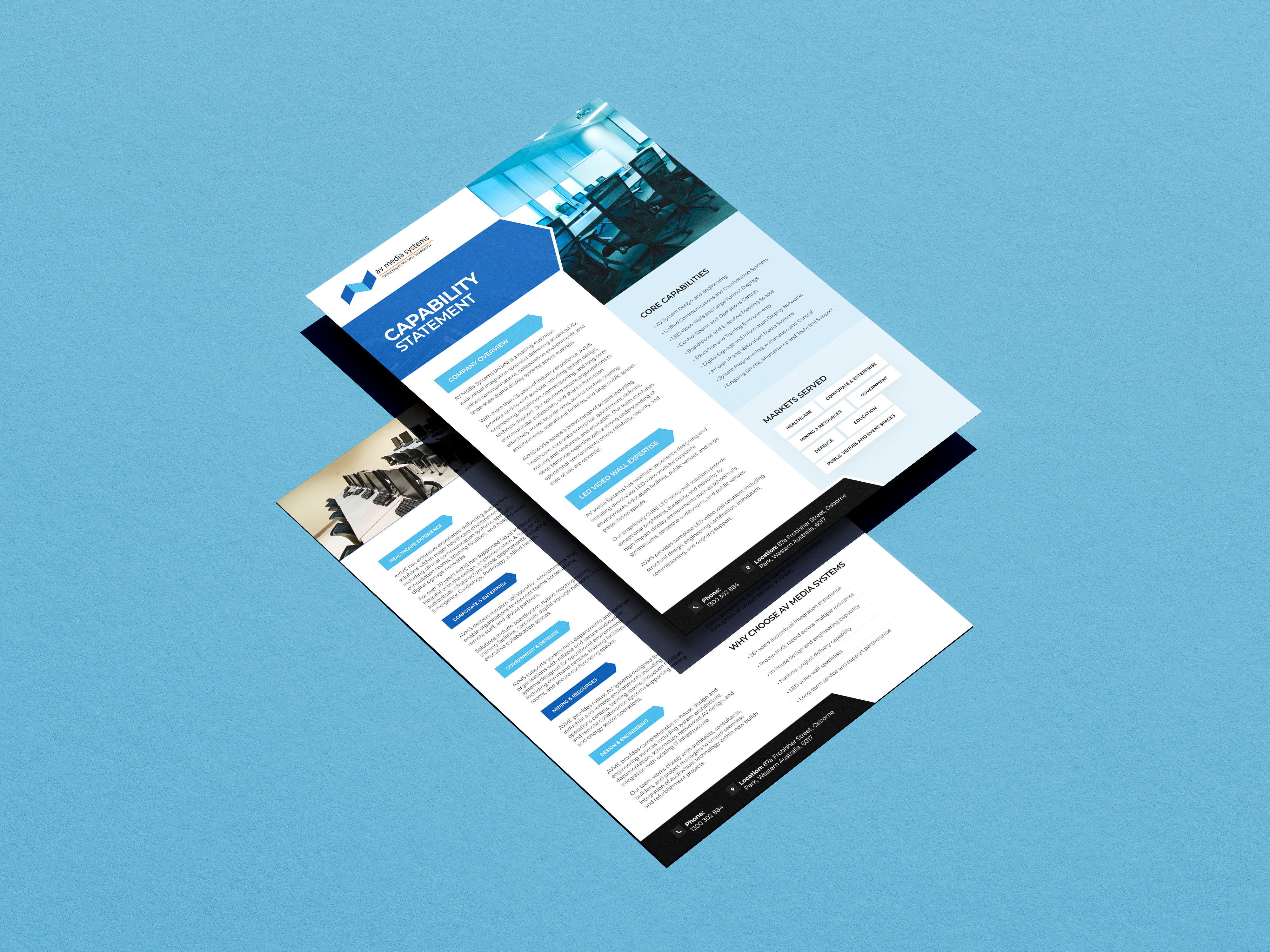 Diseño de Flyer por NZ Creatives para AV Media Systems | Diseño #36995339