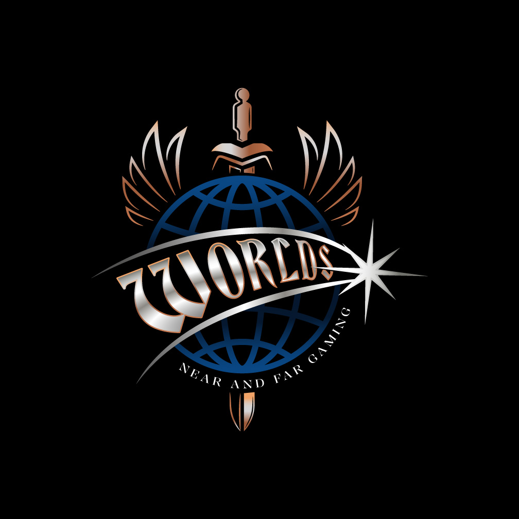Logo Design by Franabanana for Worlds Near and Far Gaming | Design #36988009