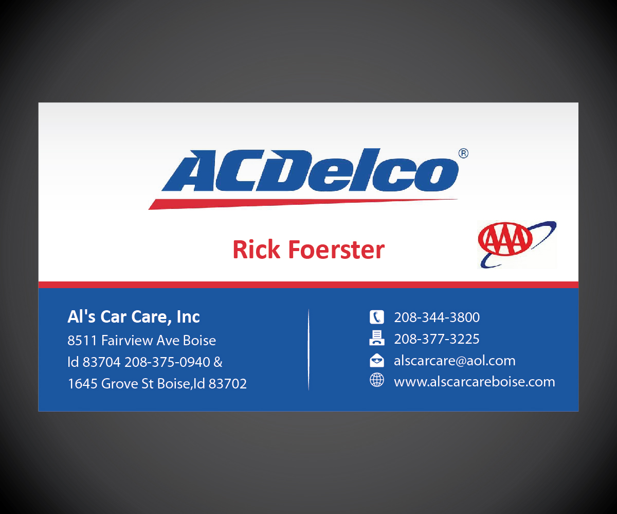 Diseño de Tarjeta de Presentación por joliau para Al's Care Care, Inc | Diseño #3138249