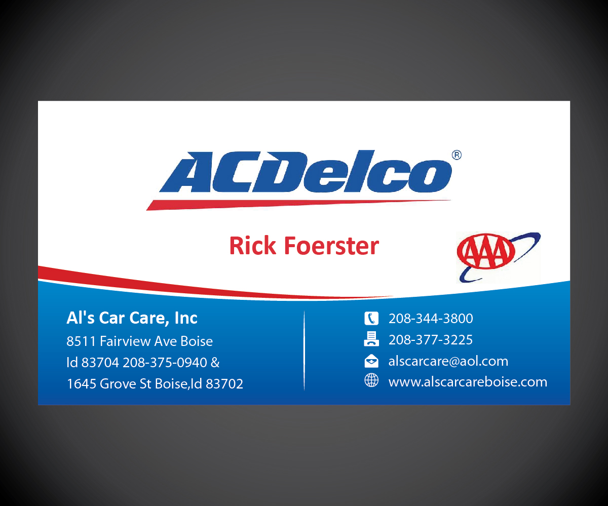 Diseño de Tarjeta de Presentación por joliau para Al's Care Care, Inc | Diseño #3138253