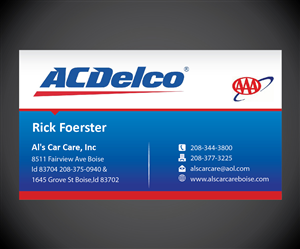 Business Card Design by joliau for Al's Care Care, Inc | Design: #3138256