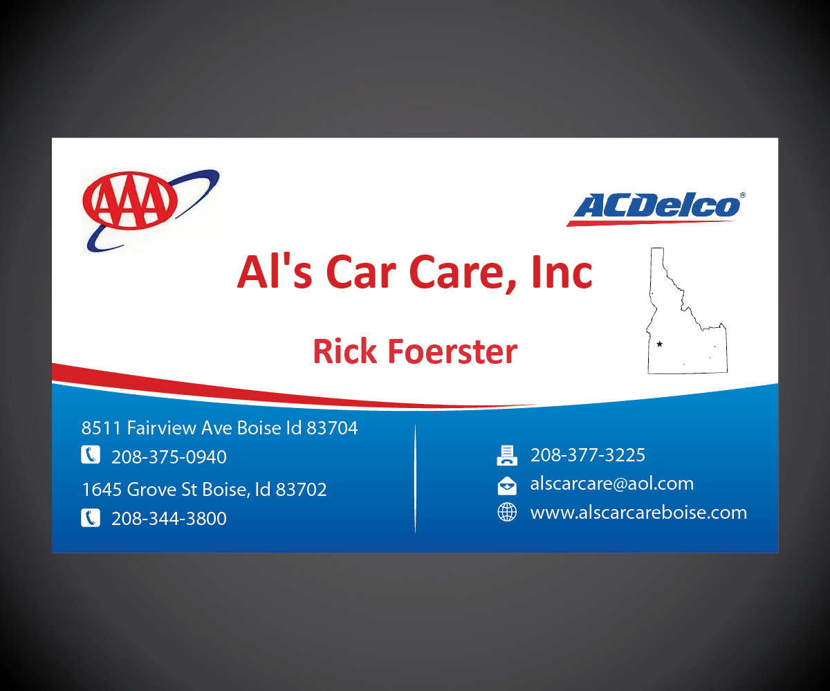 Diseño de Tarjeta de Presentación por joliau para Al's Care Care, Inc | Diseño #3232866